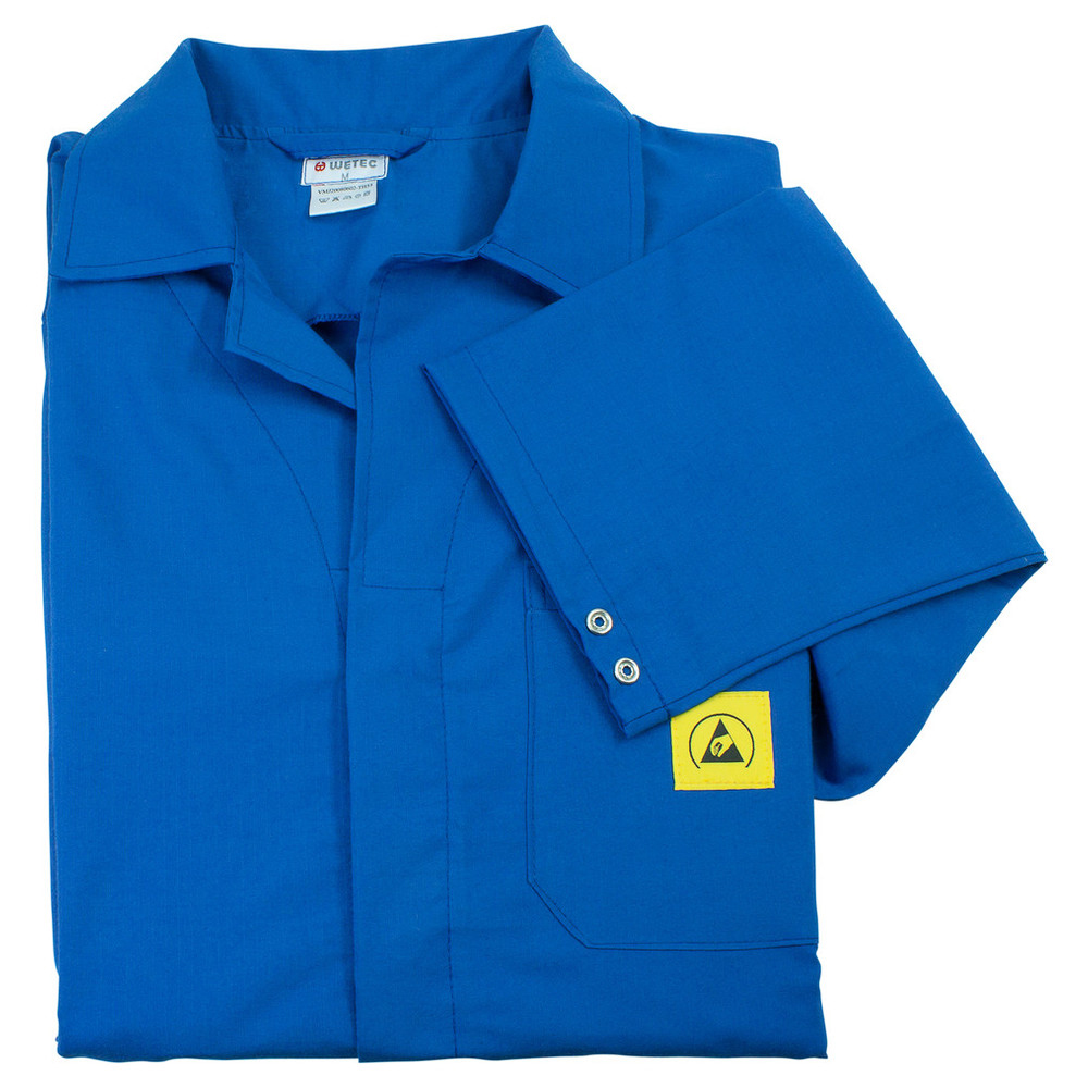 WETEC ESD-Arbeitsmantel AM-156, ESD, XS, blau