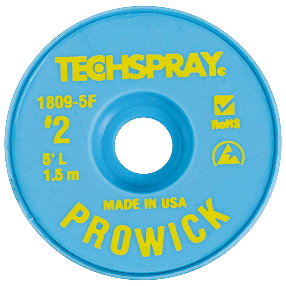 Techspray Entlötlitze Premium, 1,4 mm, 1,5 m, gelb