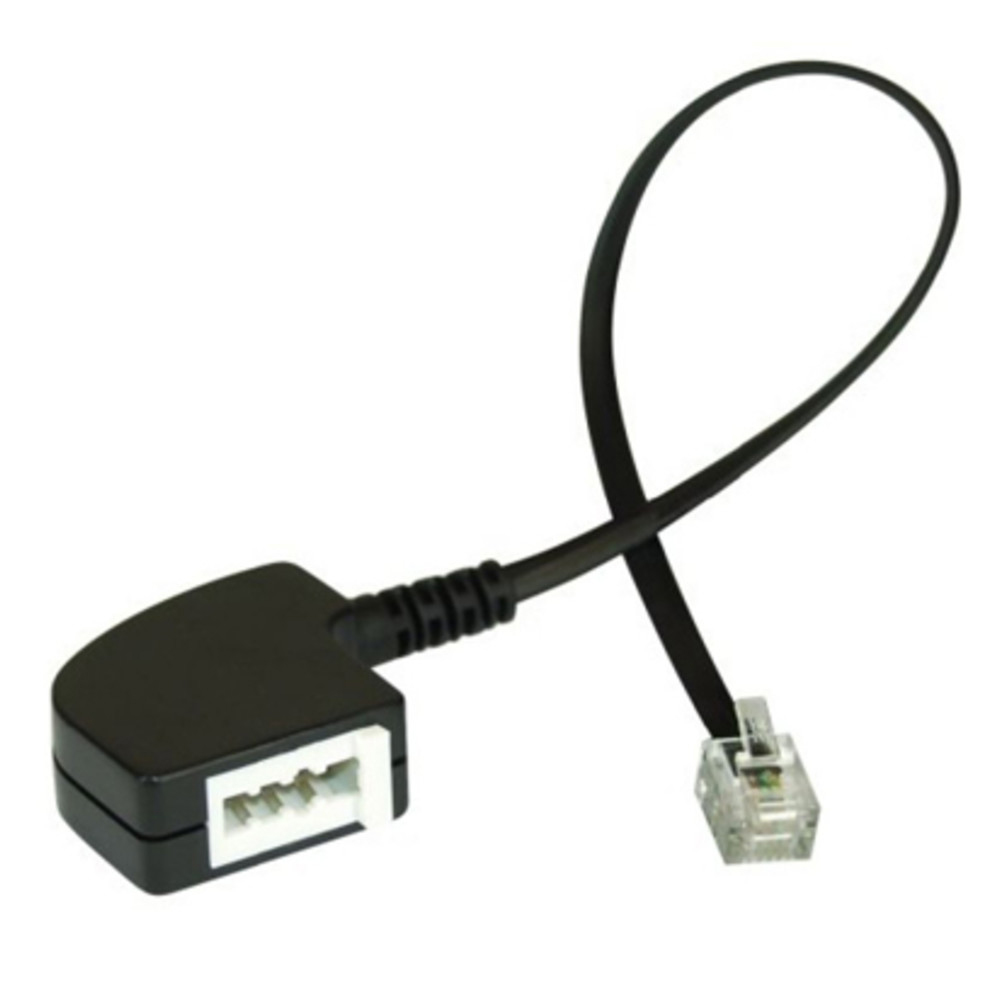 Telefonadapter RJ11-Stecker/TAE-F-Buchse