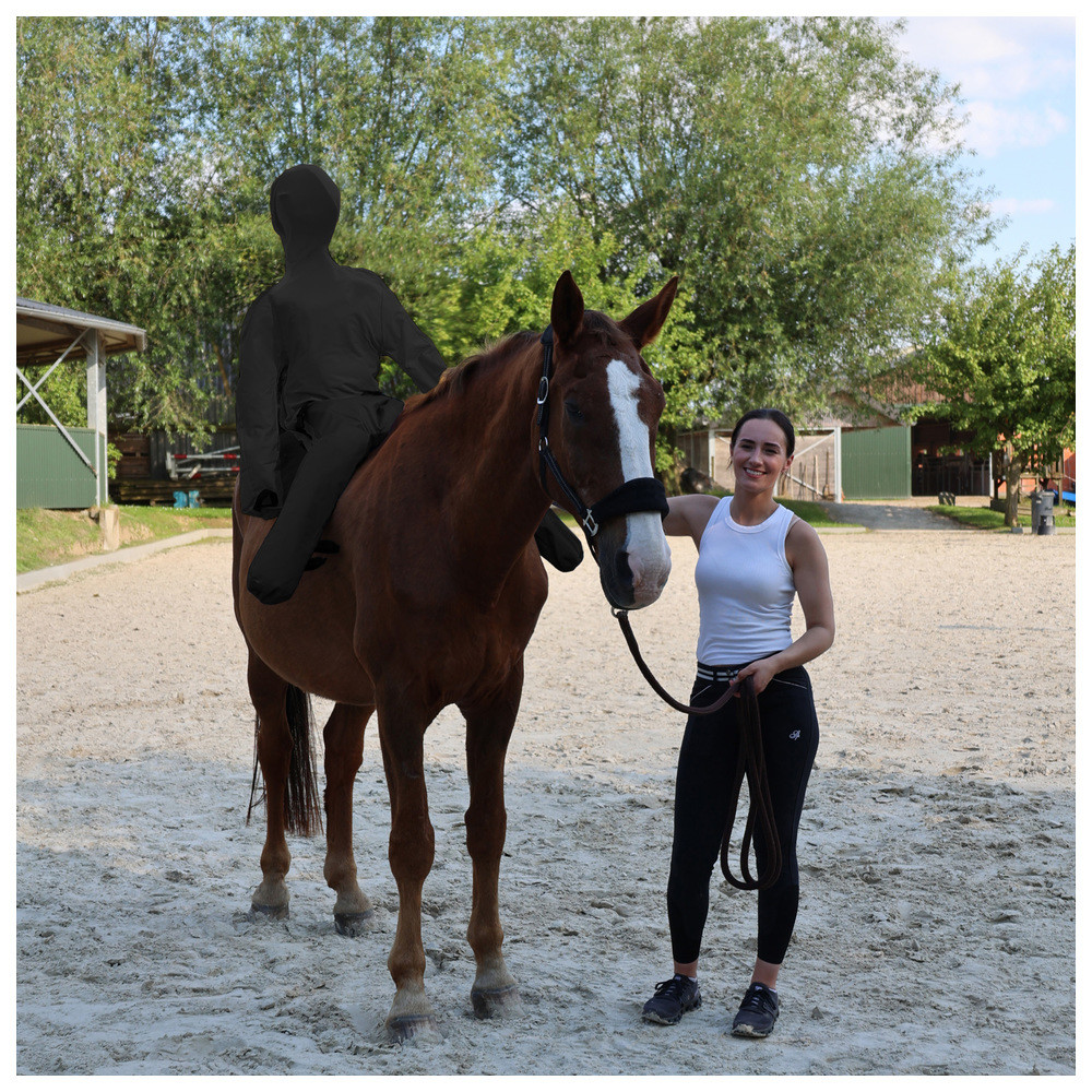 Anreitpuppe Pferdinand für Jungpferde und Gelassenheitstraining 170cm