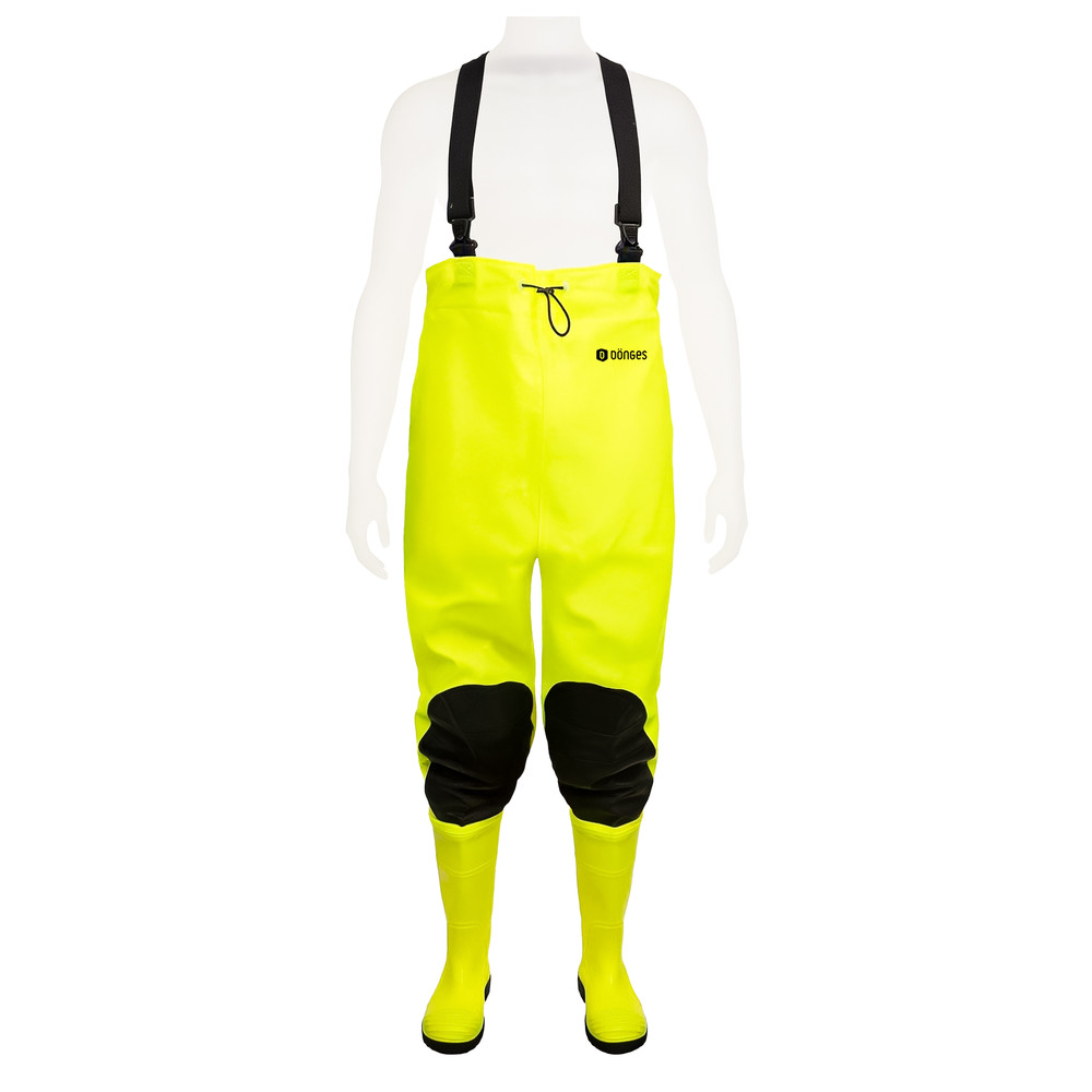 Wathose Hi-Vis mit S5 Sicherheitsstiefel, Größe 40
