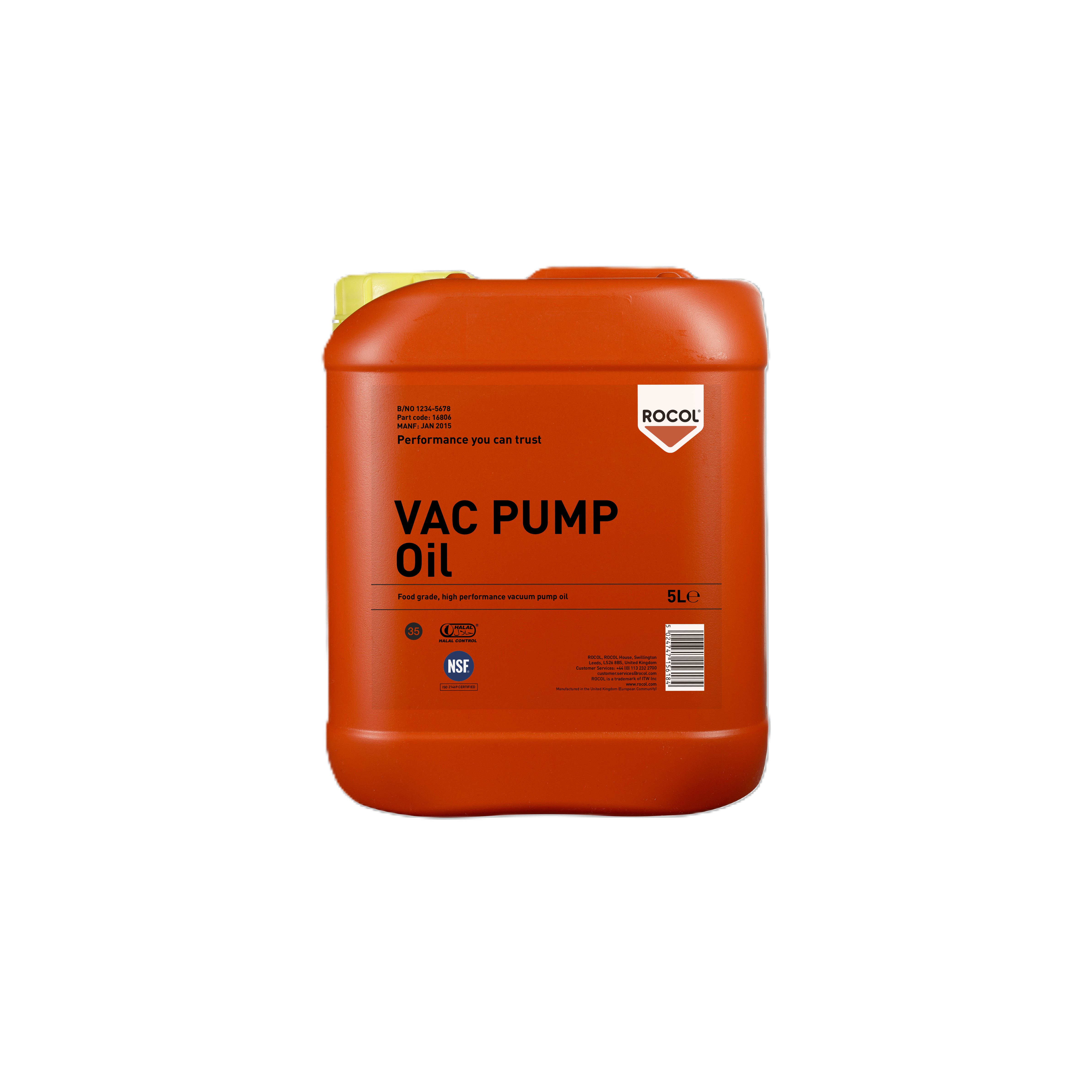 VAC PUMP OIL 5L