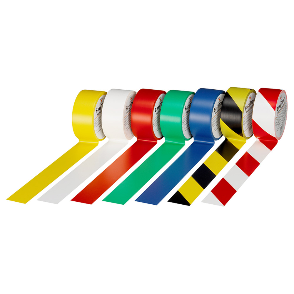 Markierungsband EasyTape, schwarz/gelb, 50 mm x 33 m