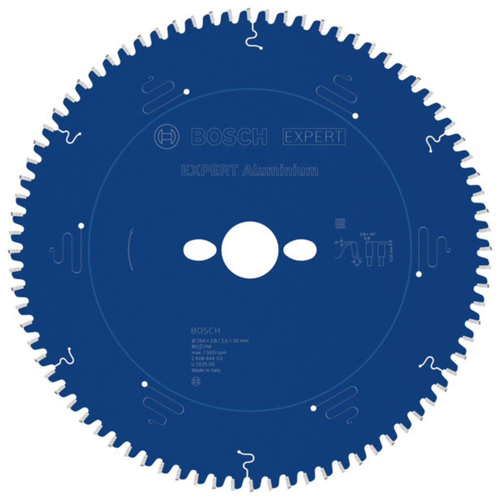 EXPERT Aluminium Kreissägeblatt, 254x2,8/2x30 mm, Z80