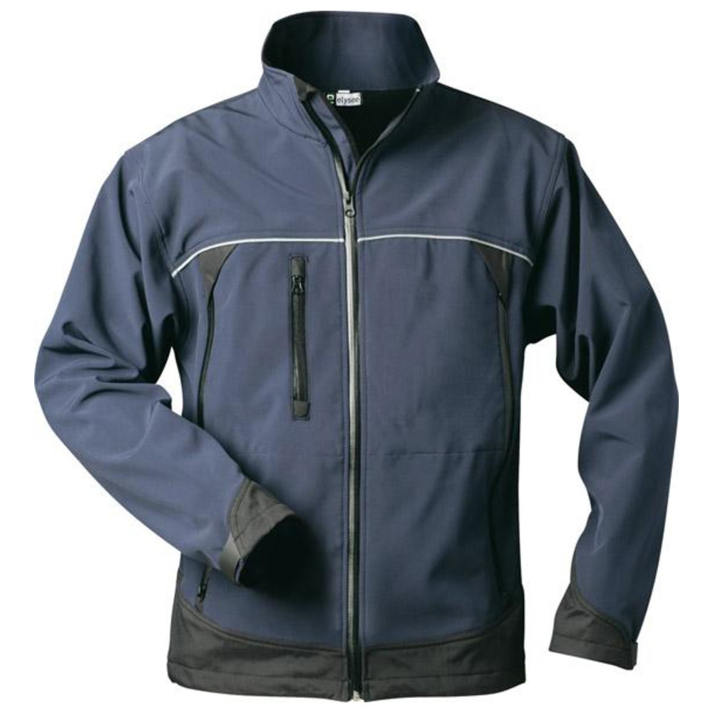 Jacke Gamma, Softshell, Gr. 2XL, marine/schwarz