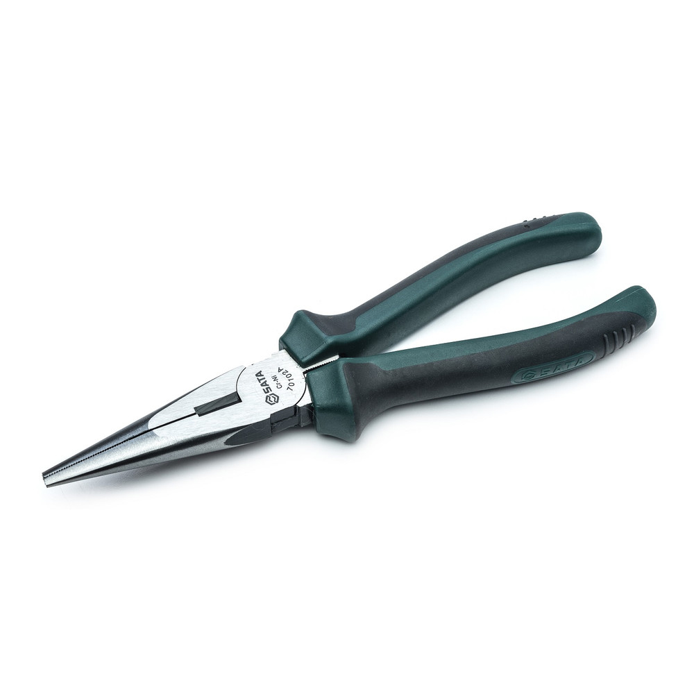 Flachrundzange mit Schneide, 207 mm
