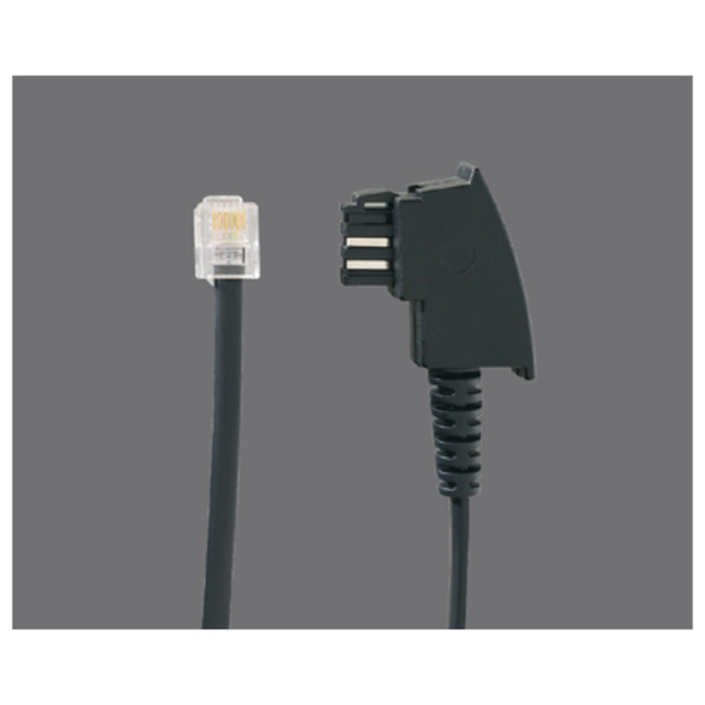Adapterkabel line21-ADAP TAE/UAE, schwarz, 0,5 m