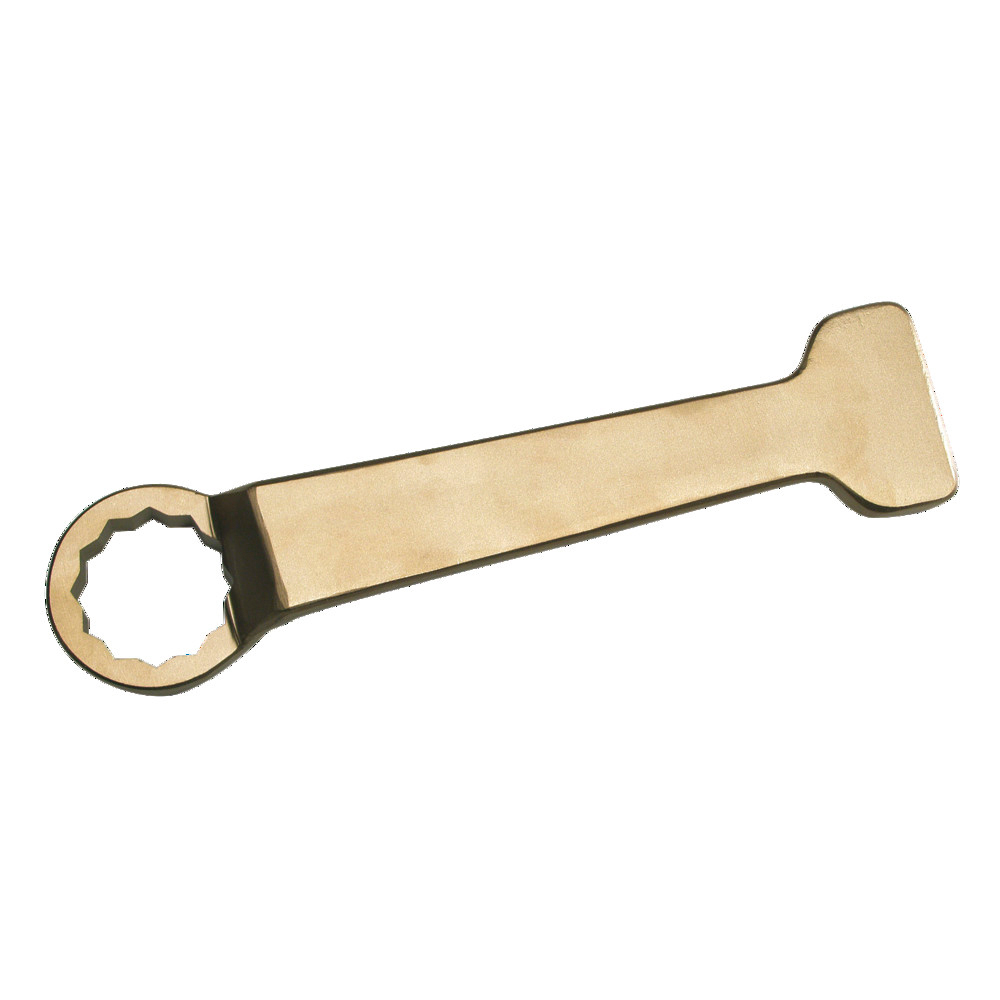 Ringschlagschlüssel funkenfrei, 12-kant, gekröpft, 27 mm