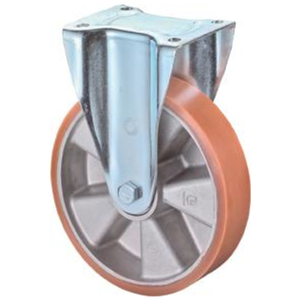Bockrolle 100 mm LG.K schwer verz Alu-Felge