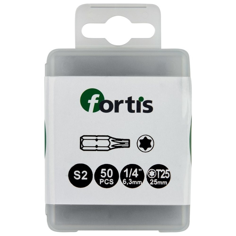 Bit-Set DIN3126C6,3 50 x T25x25mm FORTIS