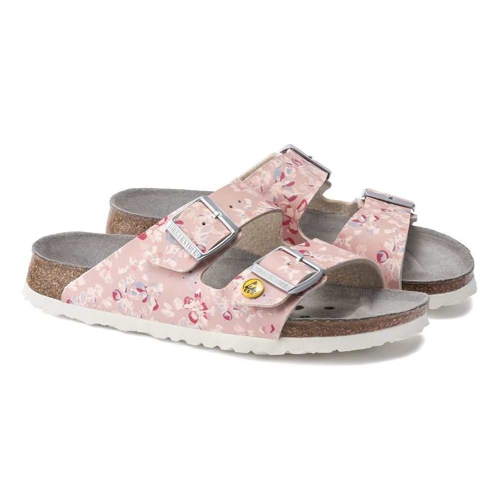 Birkenstock ESD-Sandale Arizona, Größe 40, Flower Field Rose, schmal, Bild 4