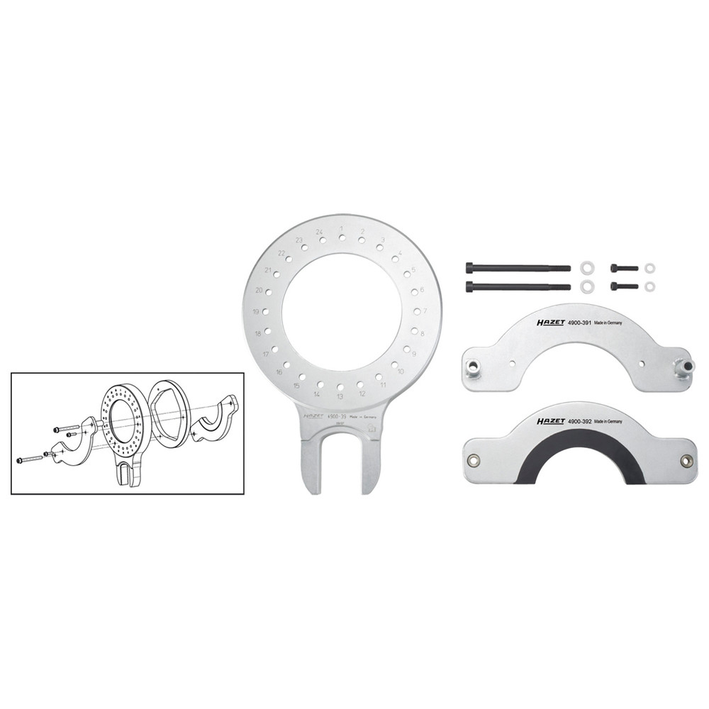 MERCEDES-BENZ Federspannplatten-Satz 4900-39/11 - Anzahl Werkzeuge: 11