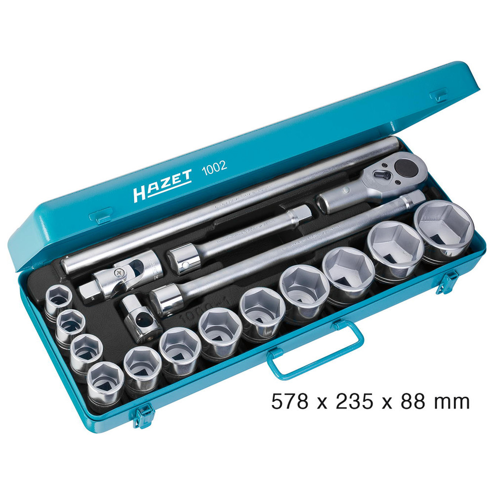 Steckschlüssel-Satz 1002 - Vierkant hohl 20 mm (3/4 Zoll) - Anzahl Werkzeuge: 1
