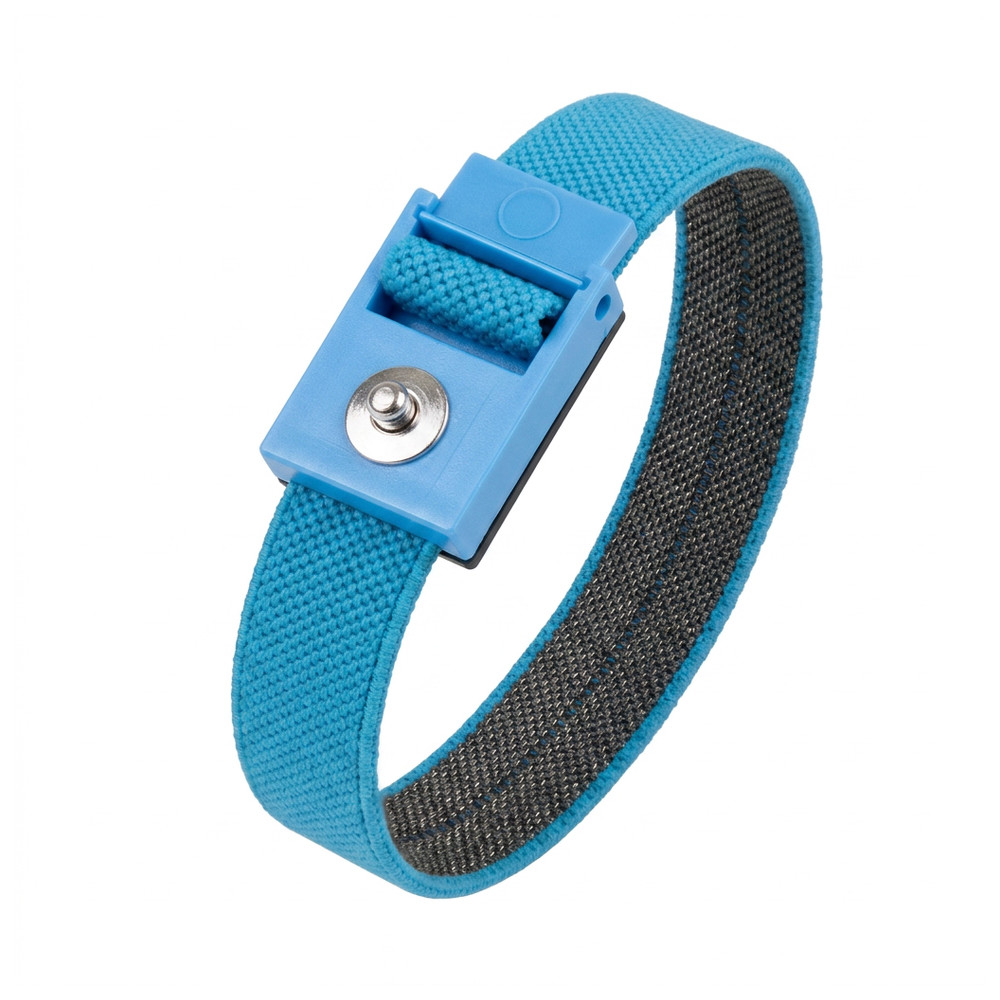 WETEC Handgelenkband, ESD, hellblau, 4 mm