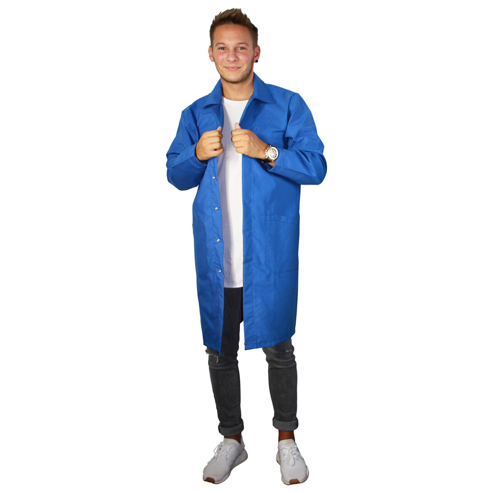 WETEC ESD-Arbeitsmantel AM-156, ESD, L, blau