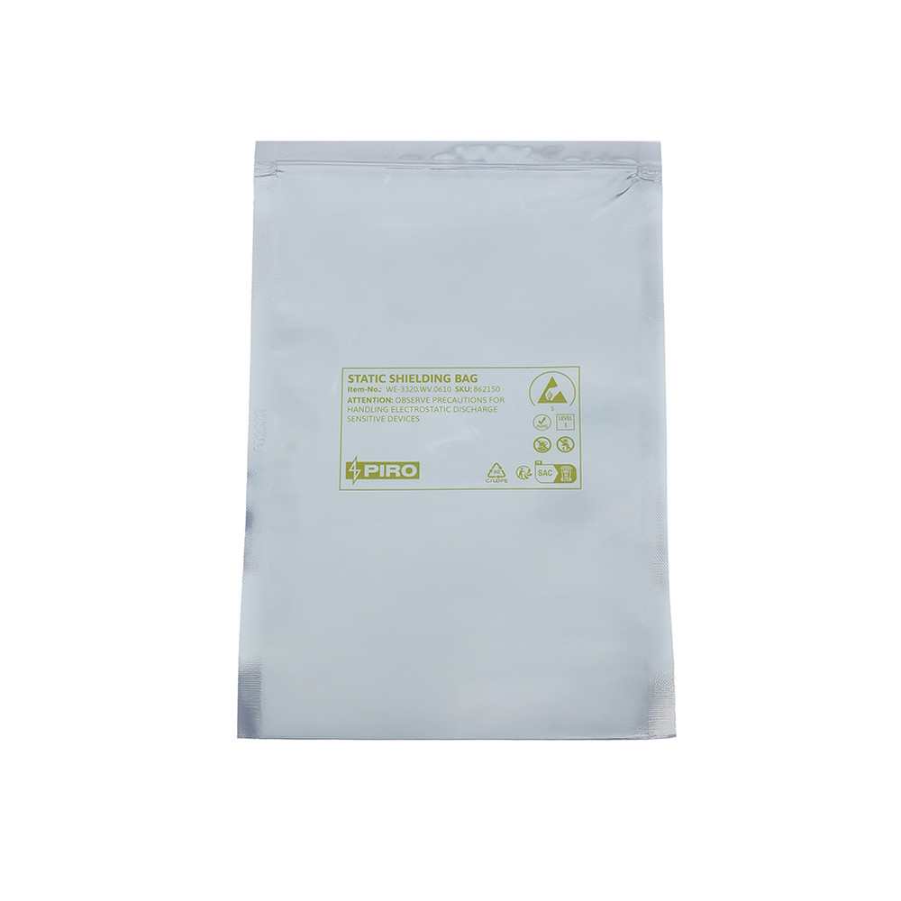 WETEC Freestat Abschirmbeutel, verschließbar, ESD, 152 x 254 mm, Bild 2