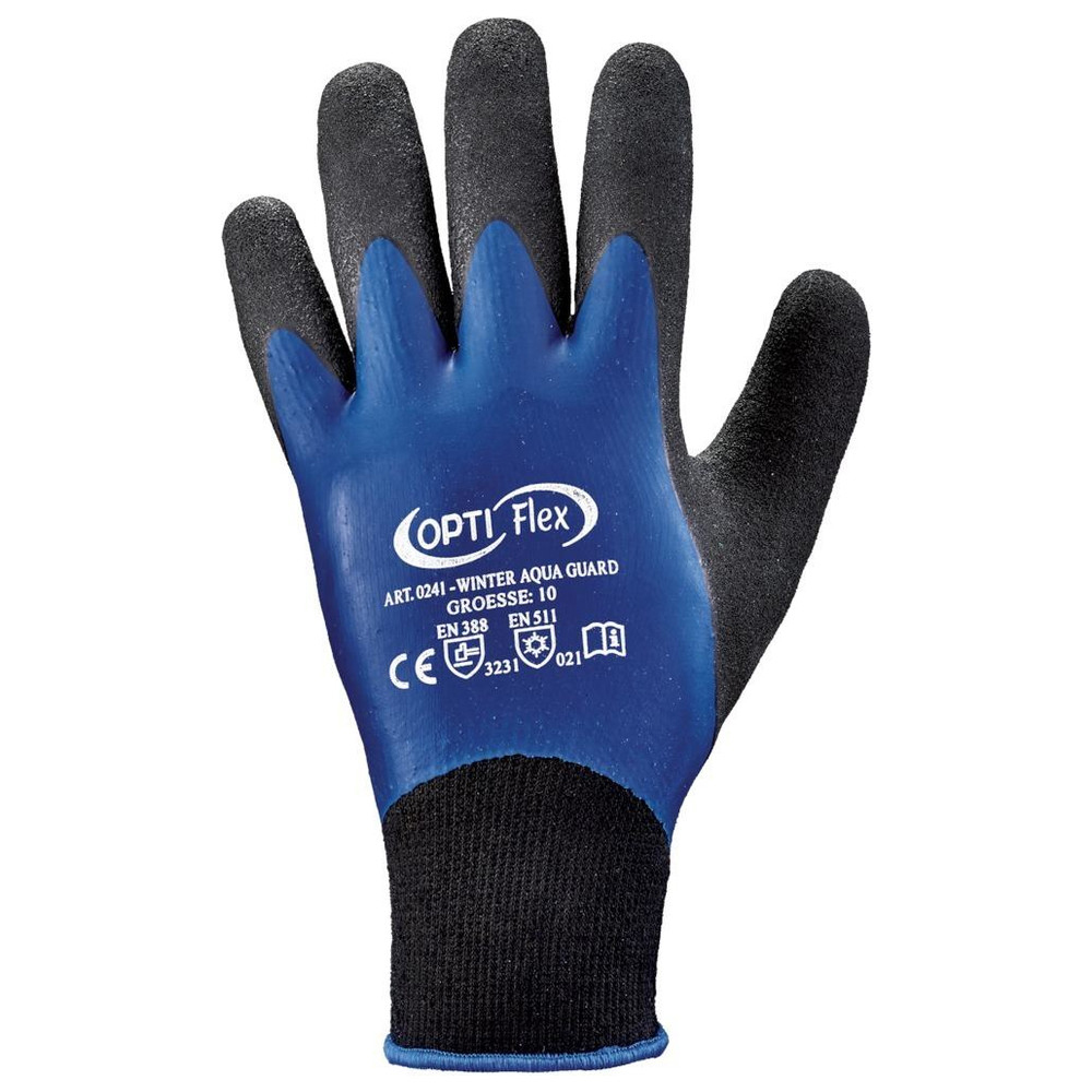 Strickhandschuhe Winter-Aqua-Guard Latex, Gr. 10