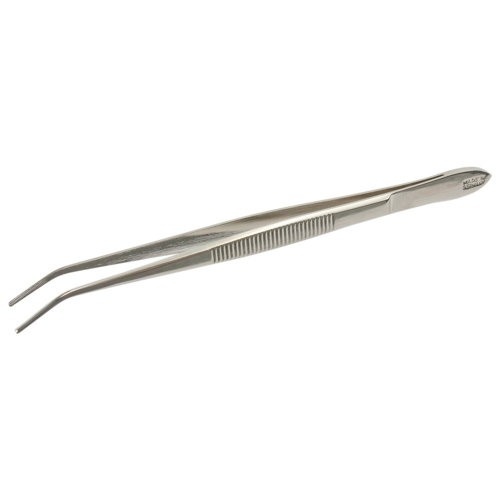 Pinzette, gebogen, Länge 120 mm