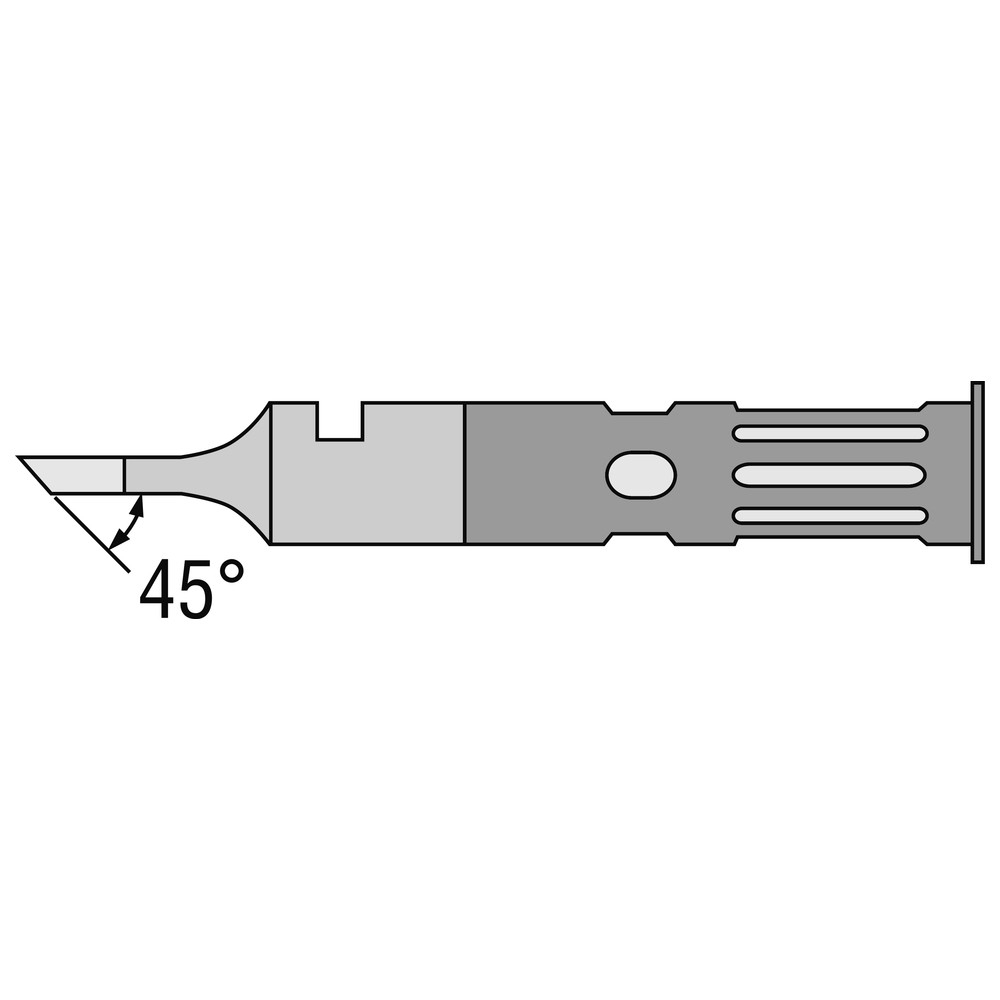 Weller Lötspitze für Pyropen, 60 01 03/Ø 2,0 mm, Rundform