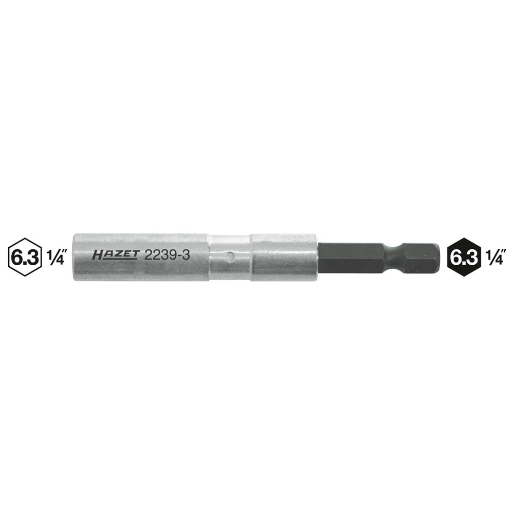 Adapter 2239-3 - Sechskant massiv 6,3 (1/4 Zoll) - Sechskant hohl 6,3 (1/4 Zoll