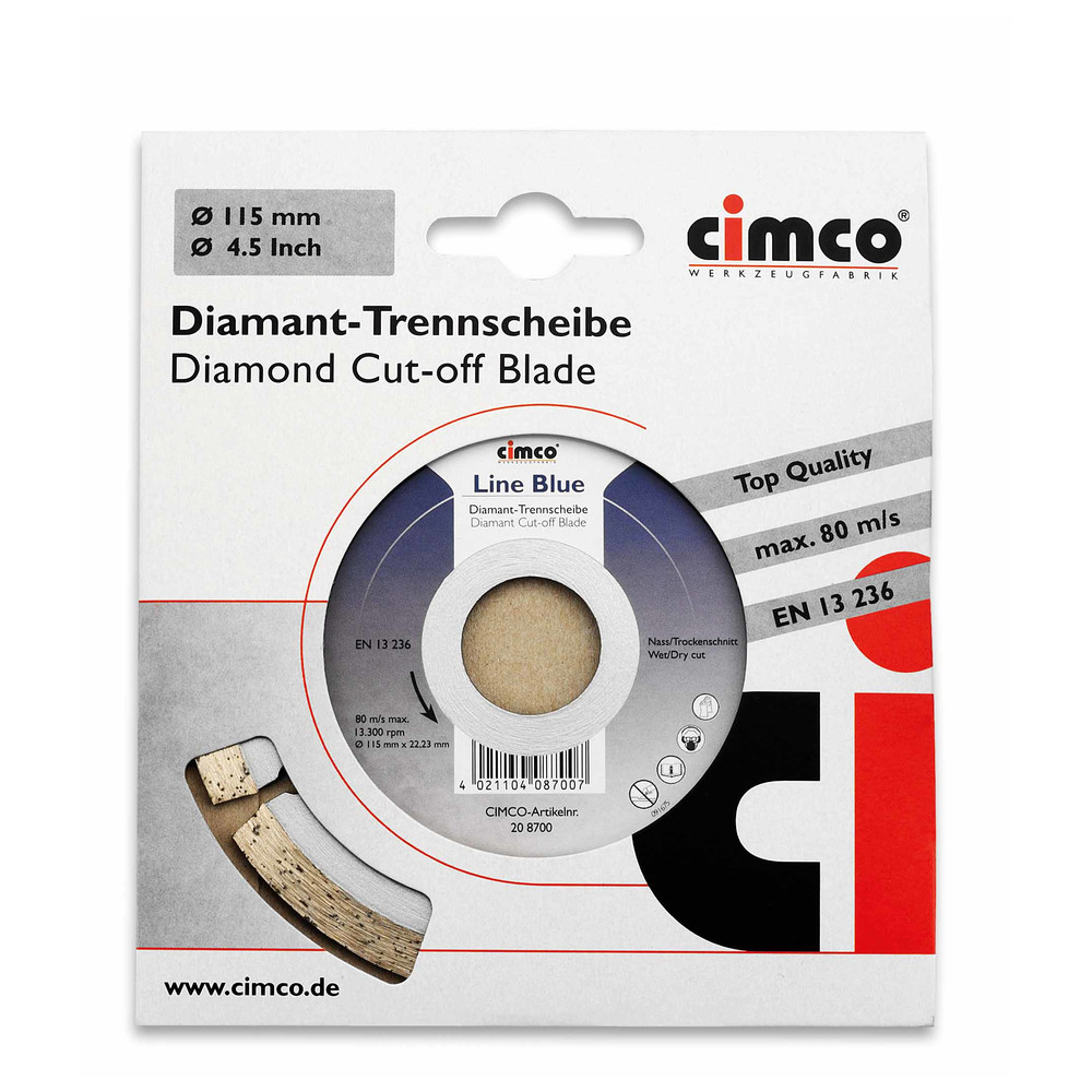 Diamant-Trennscheibe Pflaster Durchmesser 115