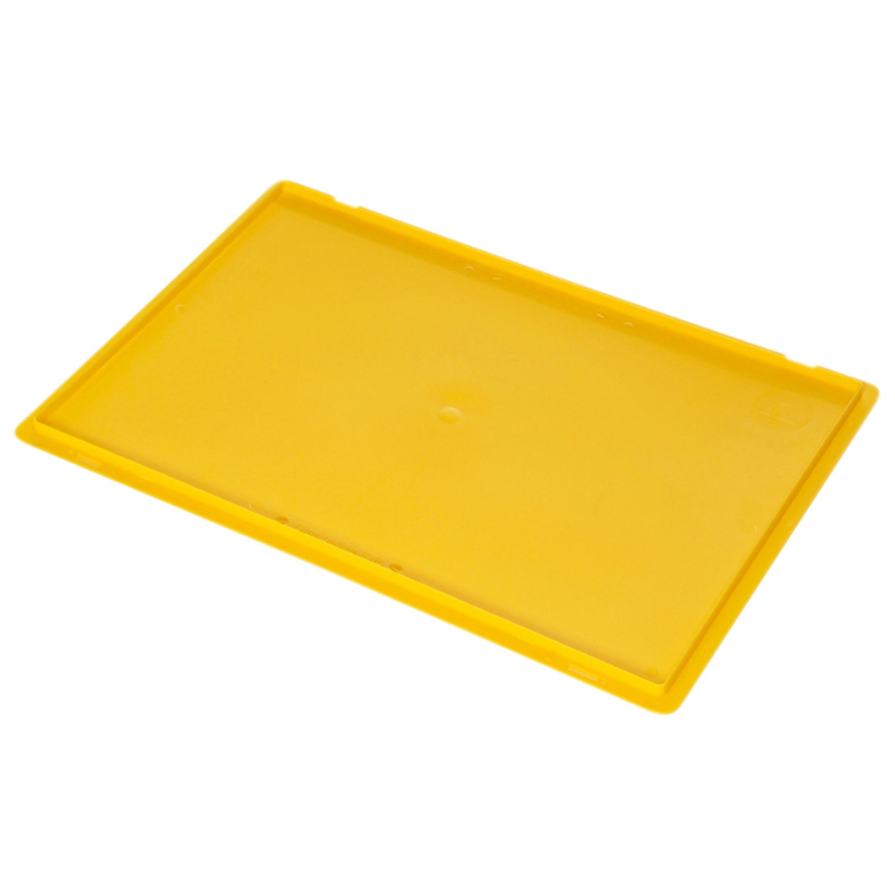 Hakendeckel, für Lagerbehälter IDP-STAT, ESD, 400 x 300 x 10 mm, gelb