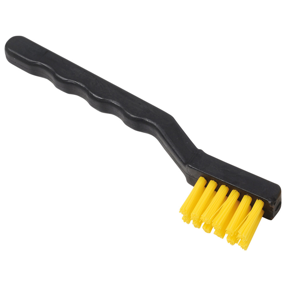 Bürste, hart, gelbe Nylonborsten, ESD, Breite 30 mm