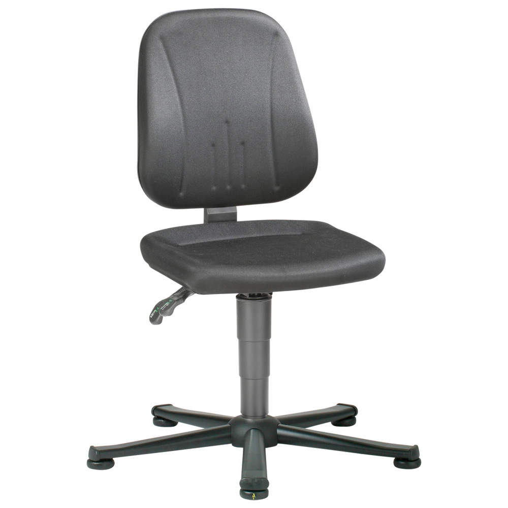 Arbeitsstuhl Unitec 1 mit Gleiter, ESD, schwarz