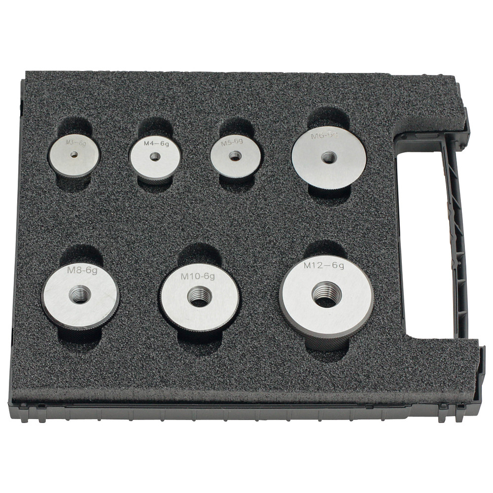 Gut-Gewindelehrring-Satz M3-M12 6 g