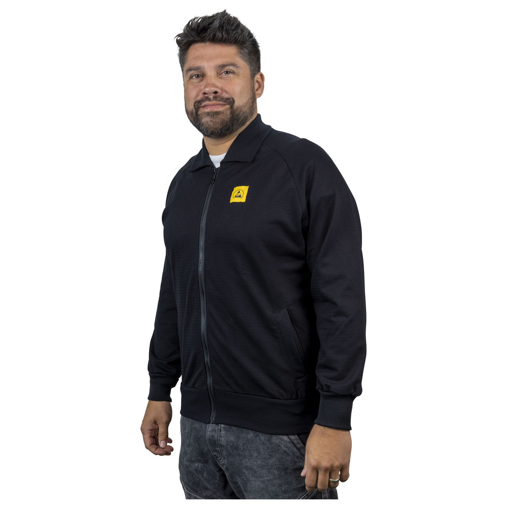 ESD-Sweatjacke, XS, schwarz