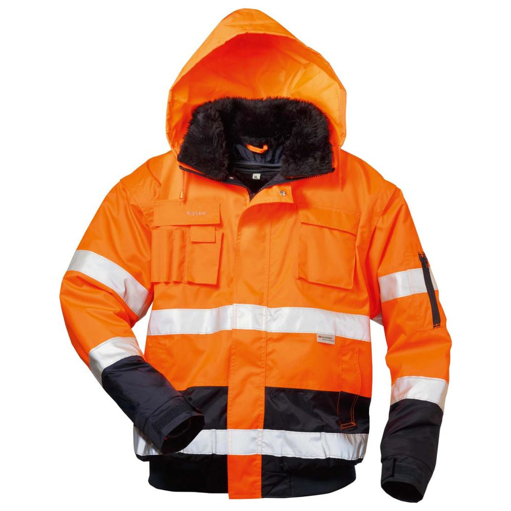 Warnjacke Volker, Gr. 2XL, orange/marine