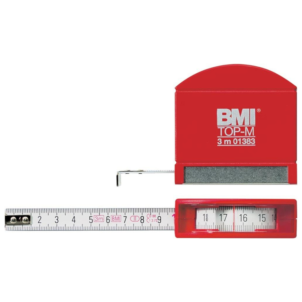 Taschenbandmit mit Metall für 3mx13 mm weiss