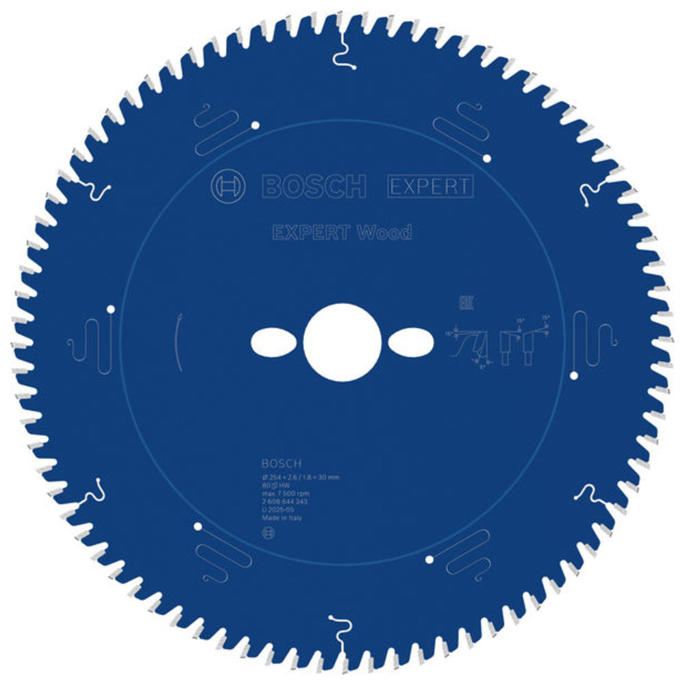 EXPERT Wood Kreissägeblatt, 254x2,6/1,8x30 mm, Z80