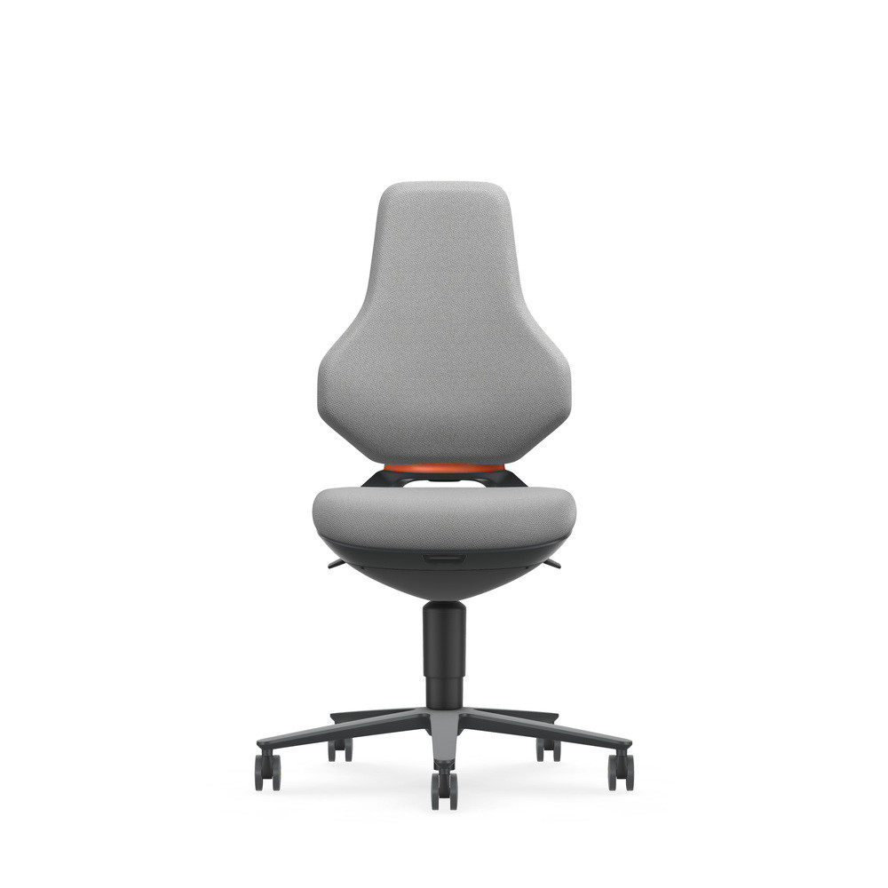 Bimos Drehstuhl Texon, mit Rollen, ESD, Stoff grau