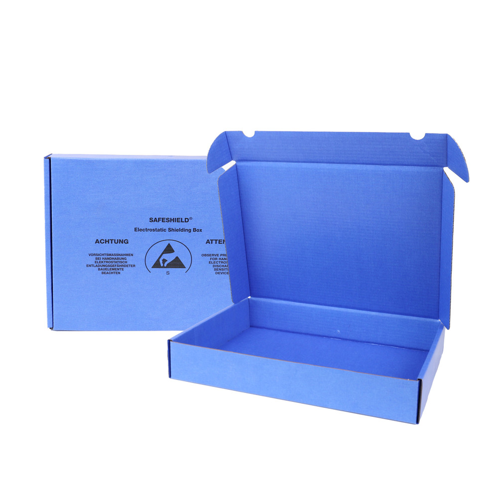 Versandschachtel Cortronic, flachliegend, 400 x 80 x 38 mm