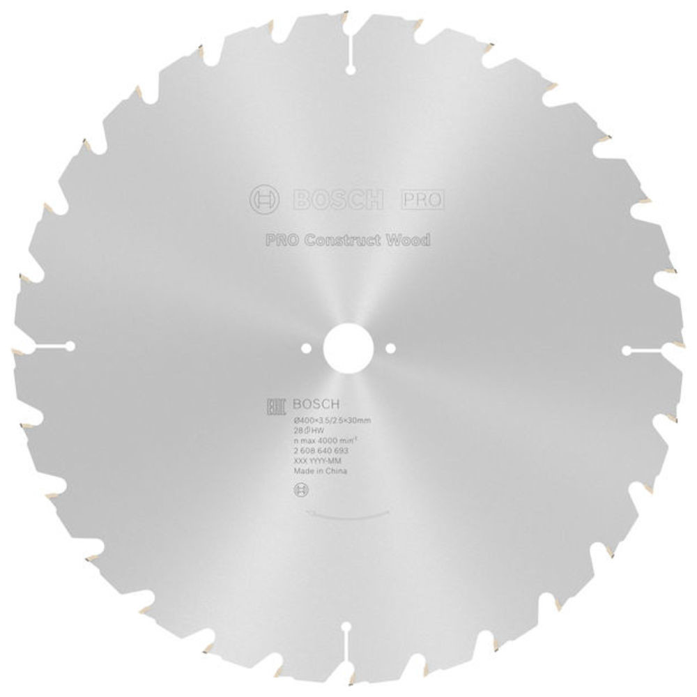 PRO Construct Wood Kreissägeblatt, 400 x 3,5 x 30 mm