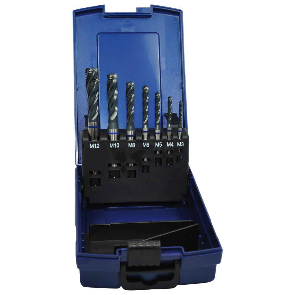 Maschinengewindebohrer, DIN 371 C HSSE Set M3-M12 vap VA 6H GL