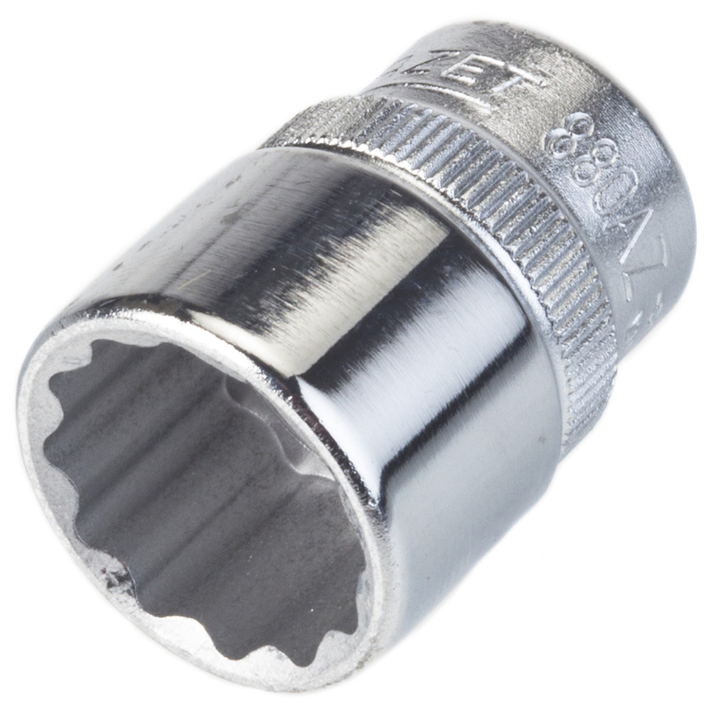 Steckschlüssel-Einsatz (Doppel-6kt.) 880AZ-5/8 - Vierkant hohl 10 mm (3/8 Zoll)