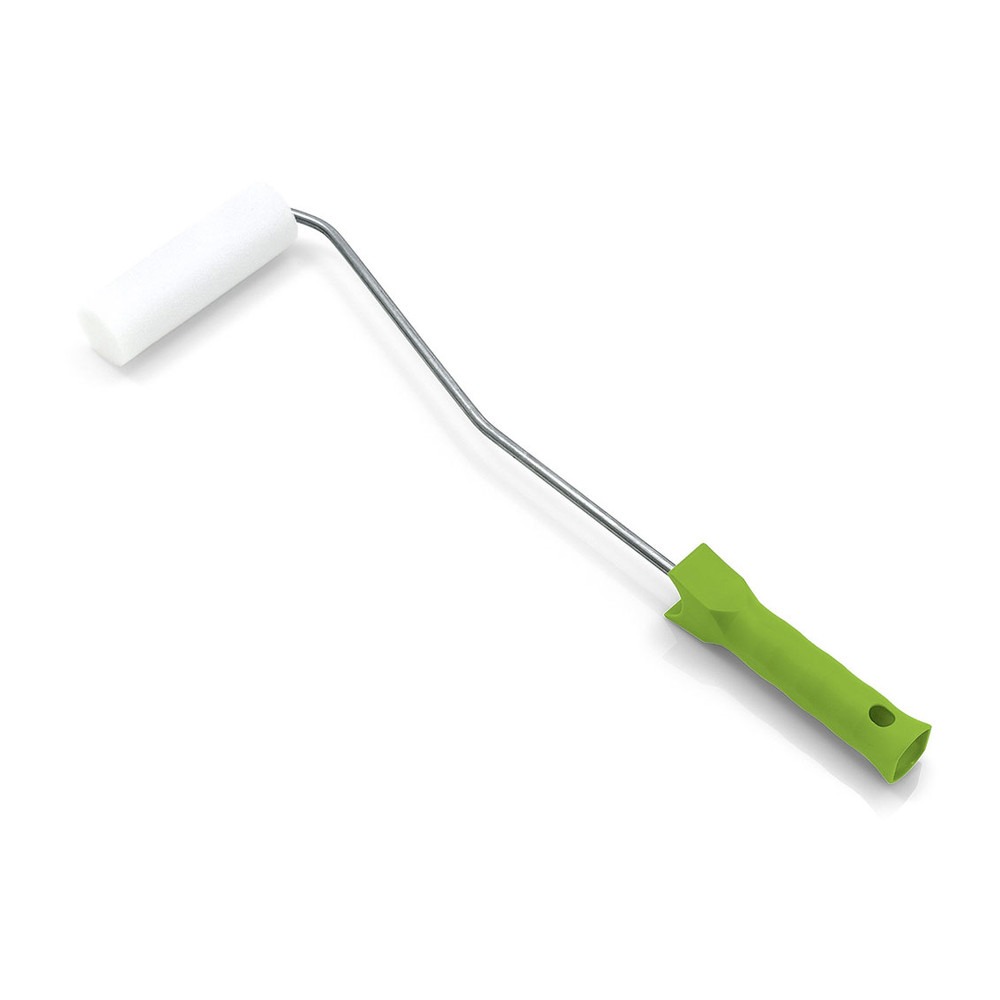 Lackierwalze Schaumstoff fein, mit Bügel, Walzenbreite 10 cm