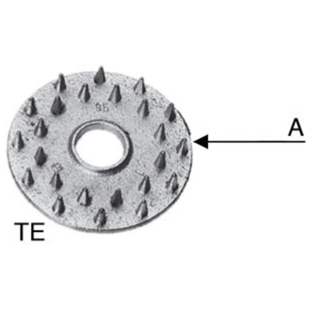 Tempergussdübel einseitig C11-115M24-B SST