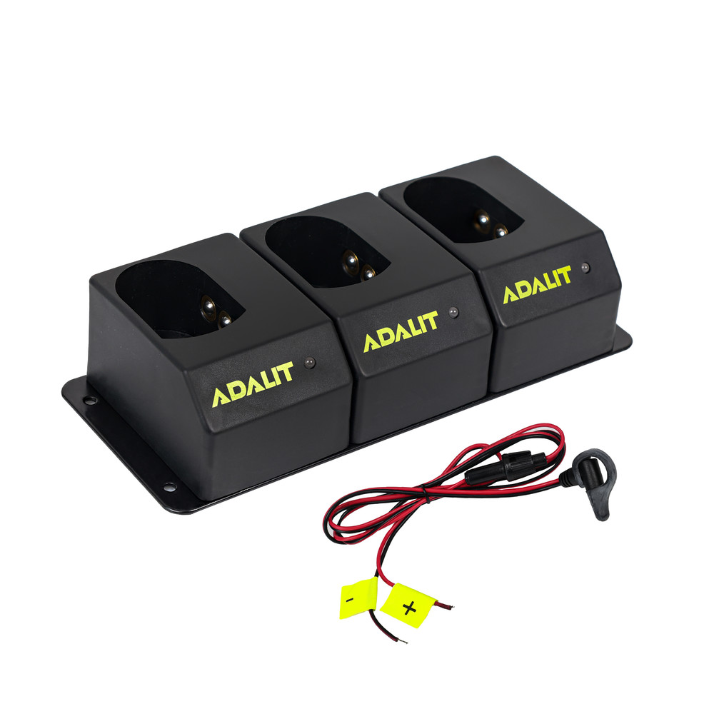 Ladestation für L-3000 / L-4000, Anzahl Ladeplätze 3, 12/24 V
