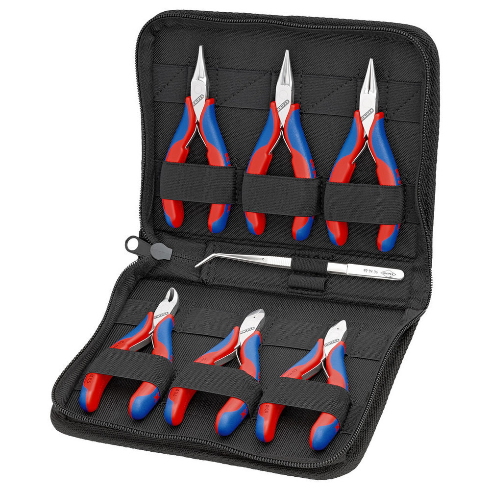 Elektronikzangen-Set 7tlg. Knipex