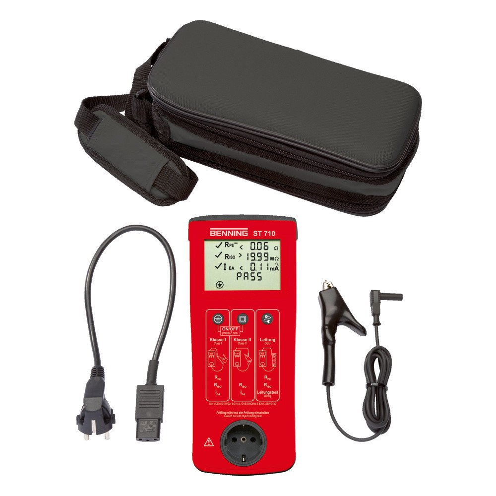 Gerätetester ST 710, batteriebetrieben