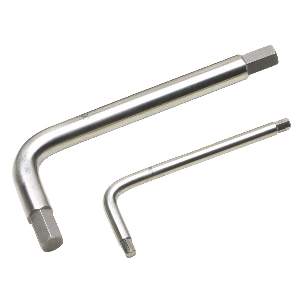 Sechskantstiftschlüsselsatz, Edelstahl, 8-teilig, SW 2,0 - 10,0 mm