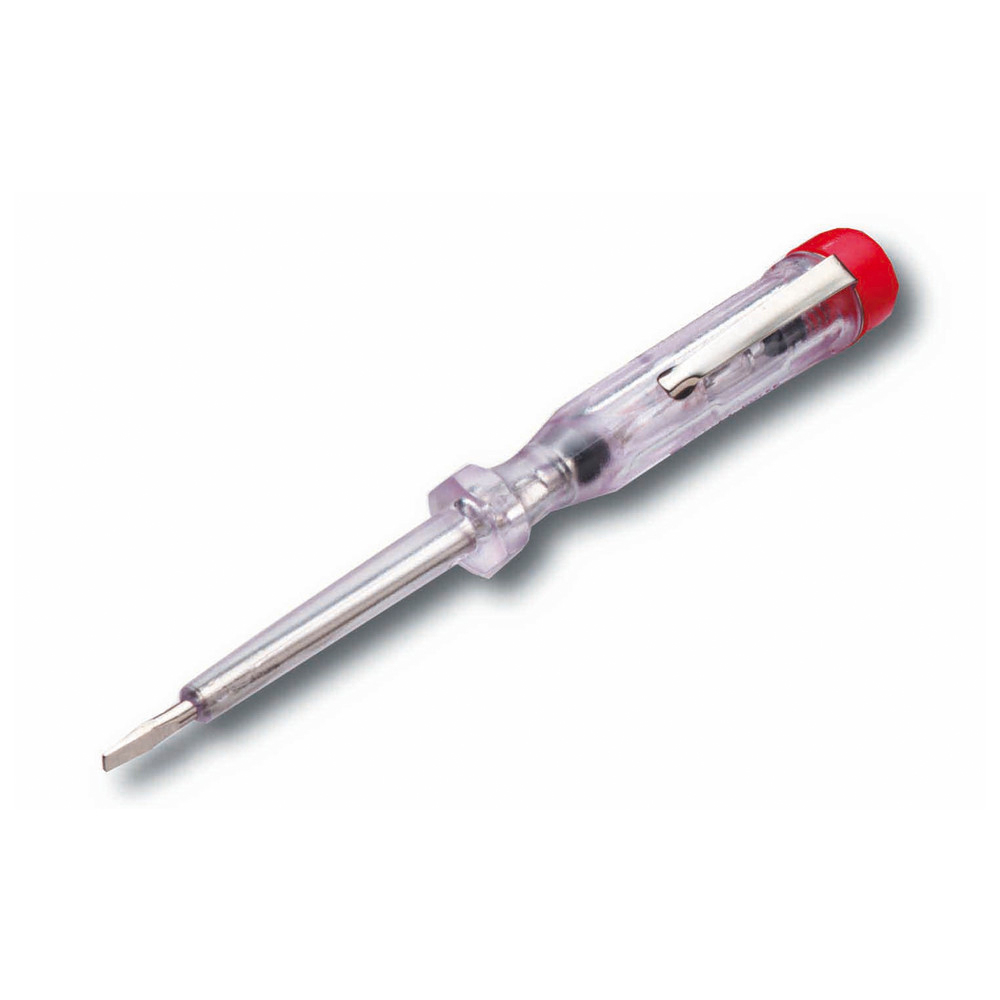 Spannungsprüfer L x B 45 x 3 mm, Prüfbereich Volt 100-500 AC, Größe 125 mm