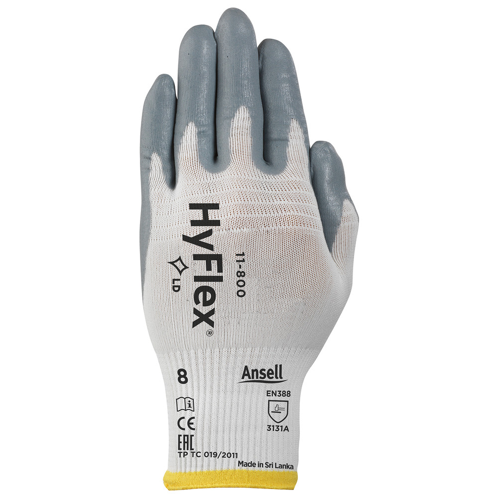 Handschuh HyFlex 11-800, EN 388, Größe 6