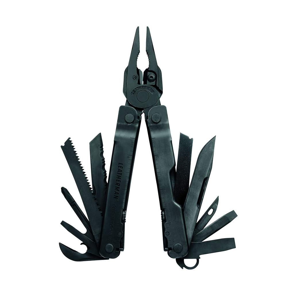 Multi-Tool SUPER TOOL 300, black, inkl. Molle-Holster