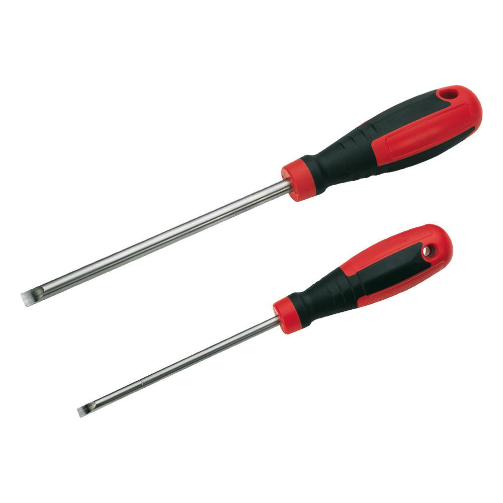 WETEC Schlitzschraubendreher, gerader Griff, Titan, 10,0 mm, Klingenlänge 200 mm