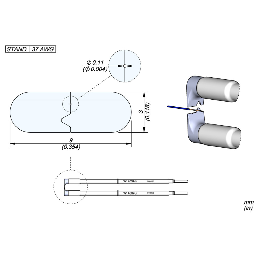 JBC Abisolierkartusche, AWG 37