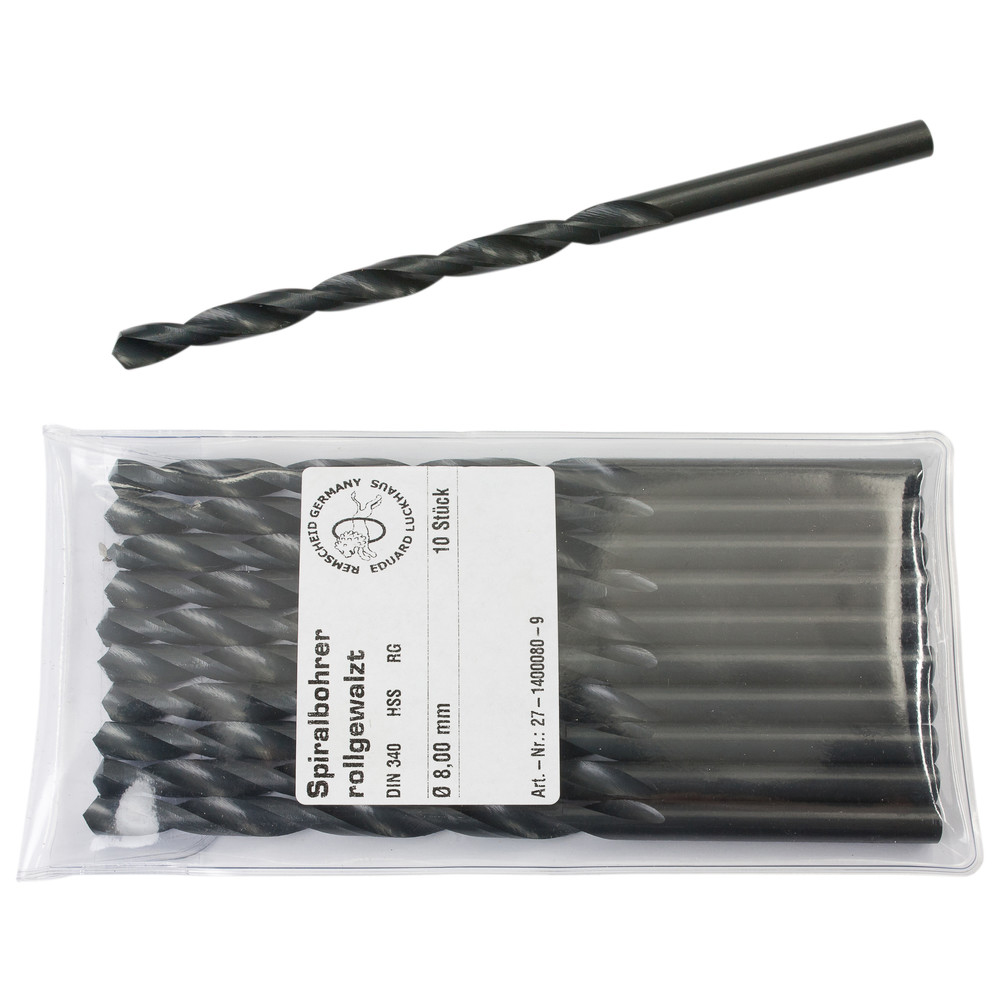HSS-Spiralbohrer lang, DIN 340N, Ø 2,0 mm